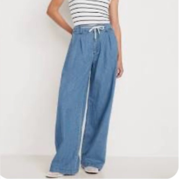 Old Navy Denim - Old Navy Drapey Drawstring Jean